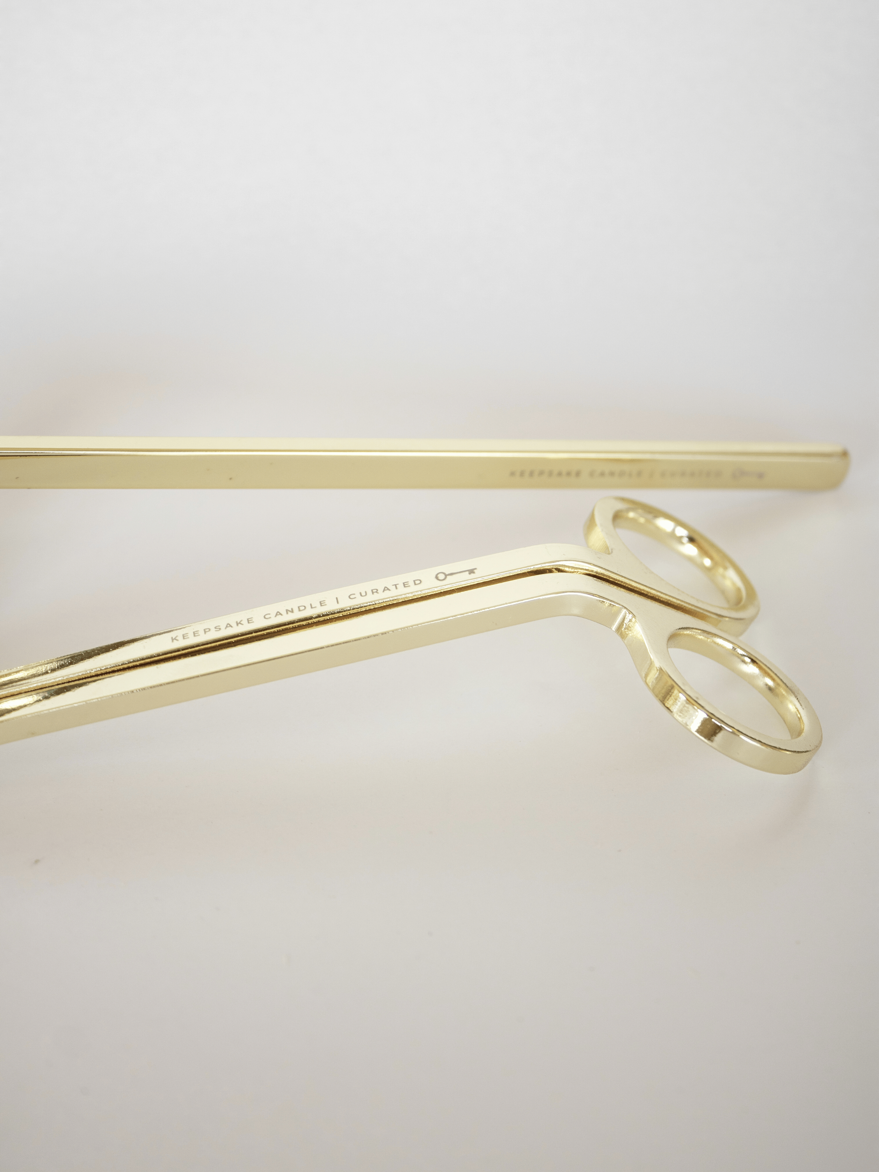 Keepsake Candle | Curated - Wholesale Candle Snuffer - Gold Wick Trimmer & Snuffer Set3