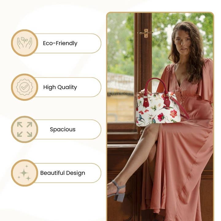 SignareArt - Vente Sac à main avec poignée sur le dessus – femme - CONV-HUMM | Sac à main convertible à poignée supérieure Hummingbird1