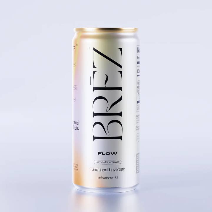 BRĒZ – wholesale Non-alcoholic aperitif/mocktail – Flow - Adaptogen Infused Social Tonic - 24 cans (4-Packs)