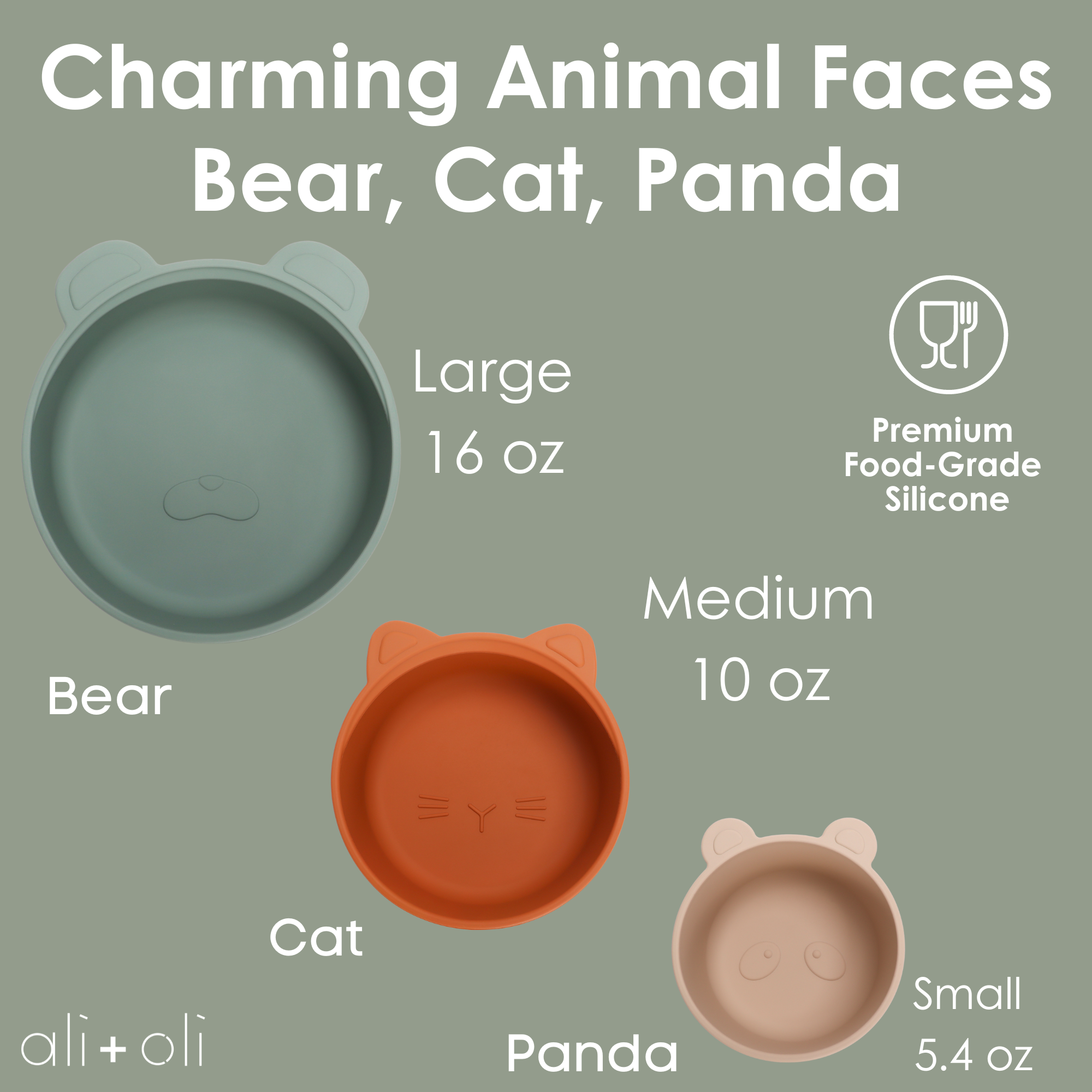 Ali+Oli - Wholesale Snack Box - Kids & Baby - Ali+Oli (3pc) Stackable Snack Bowl Set (Citrus Splash)3