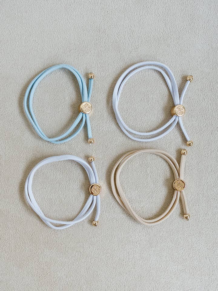 Skinny Hair Tie Set - Bride To Be for wholesale by Smith and Co. Design