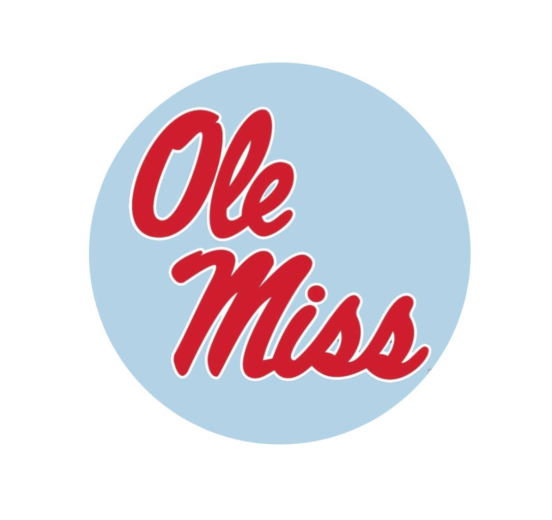Ella Blue Boutique – wholesale Nål och knapp för kavajslag – OLE MISS - Logotyp0