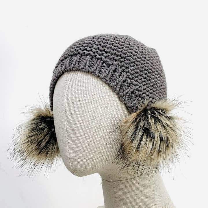 MILANO AMOUR - Wholesale Beanie - Women's - WINTER HAT CAPPELLO CUFFIA DOUBLE PON-PON20