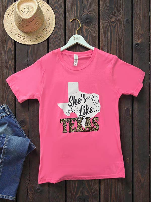 BC DTF SHE IS LIKE TEXAS TEES, TSHIRTS, T-SHIRTS, for wholesale by L&B Life
