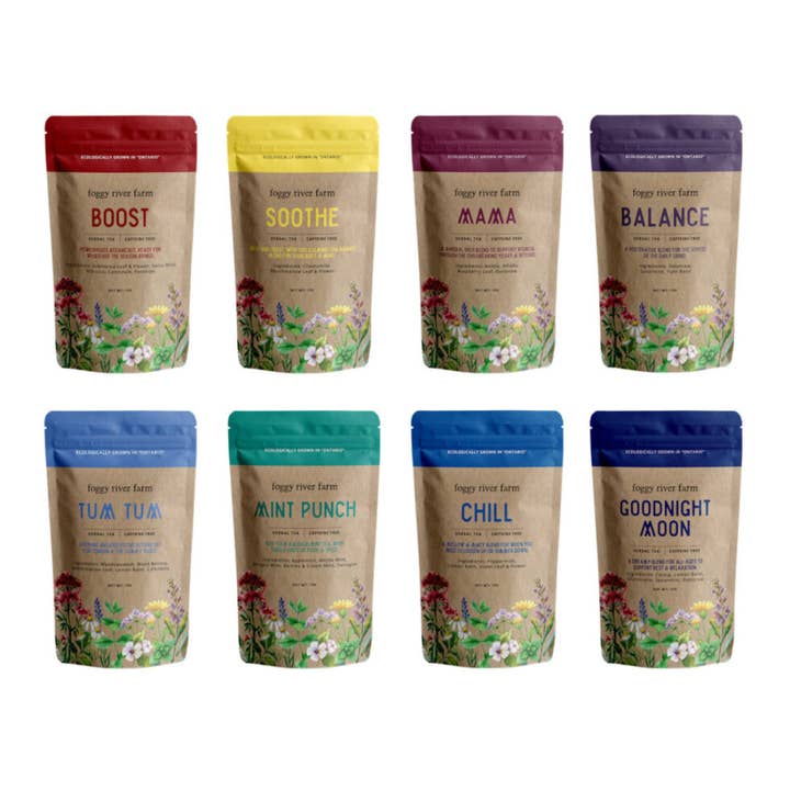 Puretea - Wholesale Loose Tea - PRIVATE LABEL TEA - FULLY PRINTED POUCHES