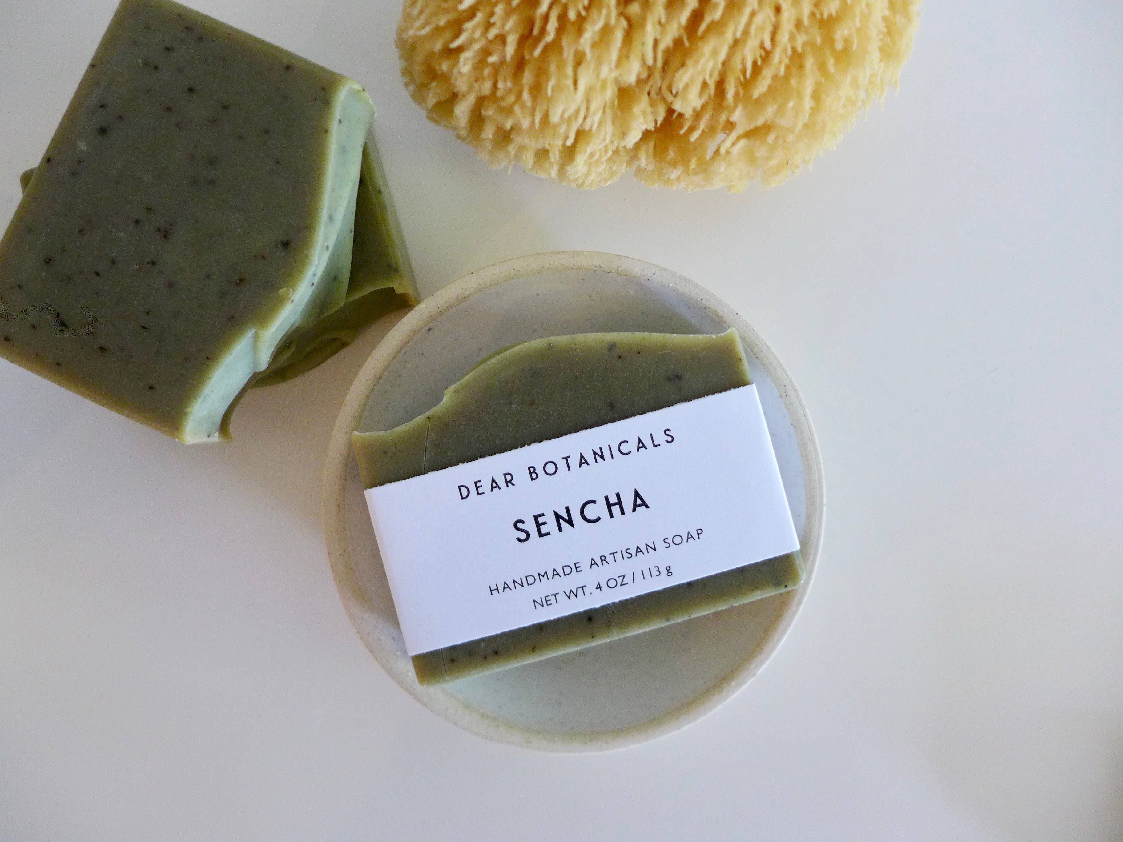 Dear Botanicals - Wholesale Bar Soap - Sencha (Green Tea) Soap4