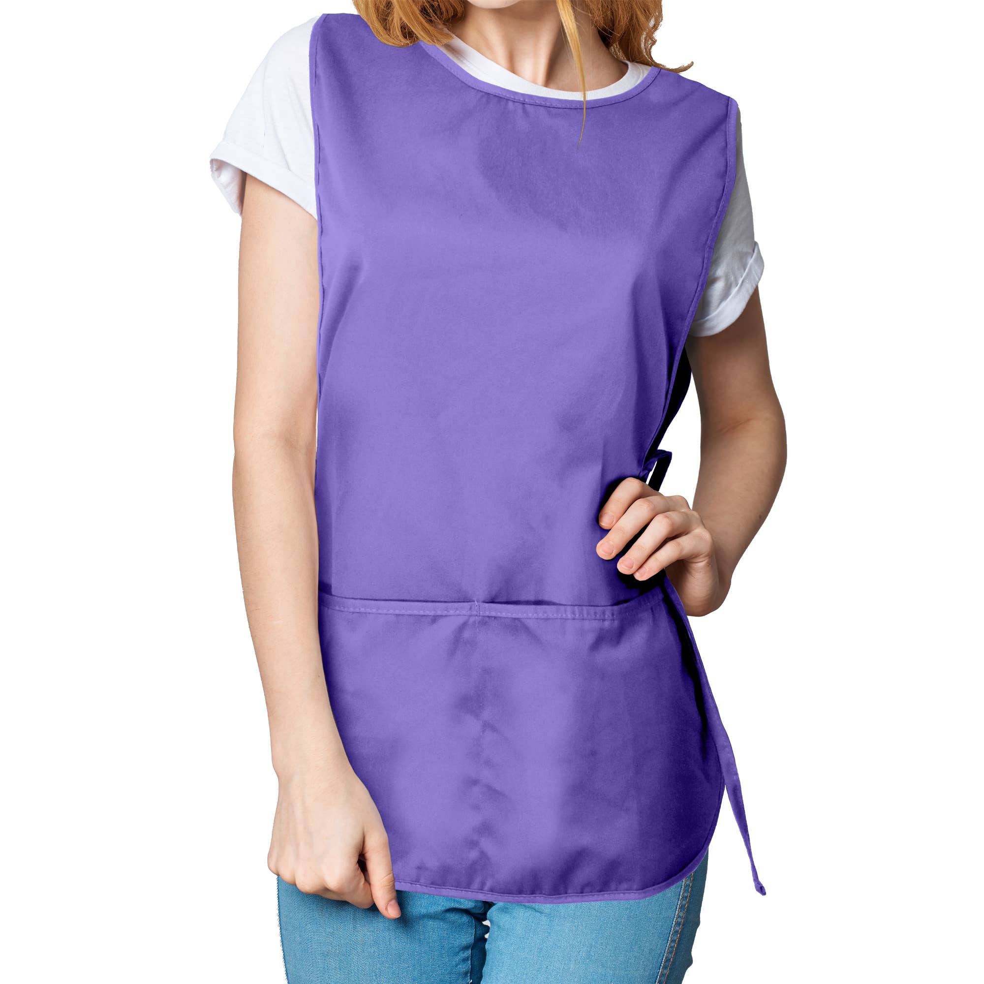 Dalix - Wholesale Apron - DALIX Cobbler Apron 2 Pockets Smock Regular 28.5" x 18.5"23