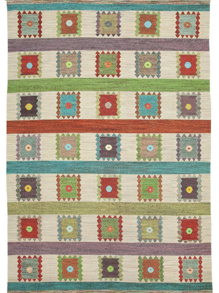 10x14 Meer kleurig Hedendaags Vloerkleed - 26634 voor wholesale door RUG N CARPET