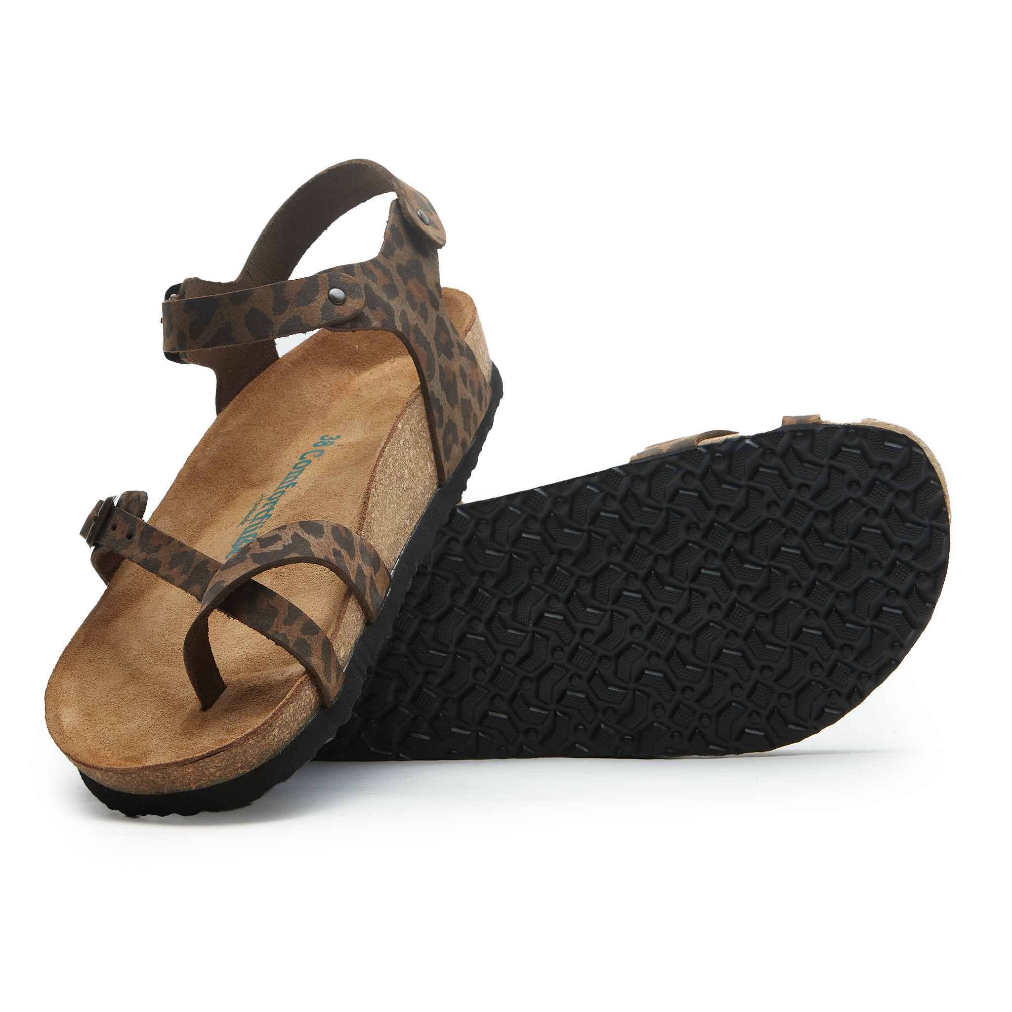 Comfortfusse - Wholesale Sandals - Women's - Gabriella - Genuine Leather Orthopedic Flat Sandals21