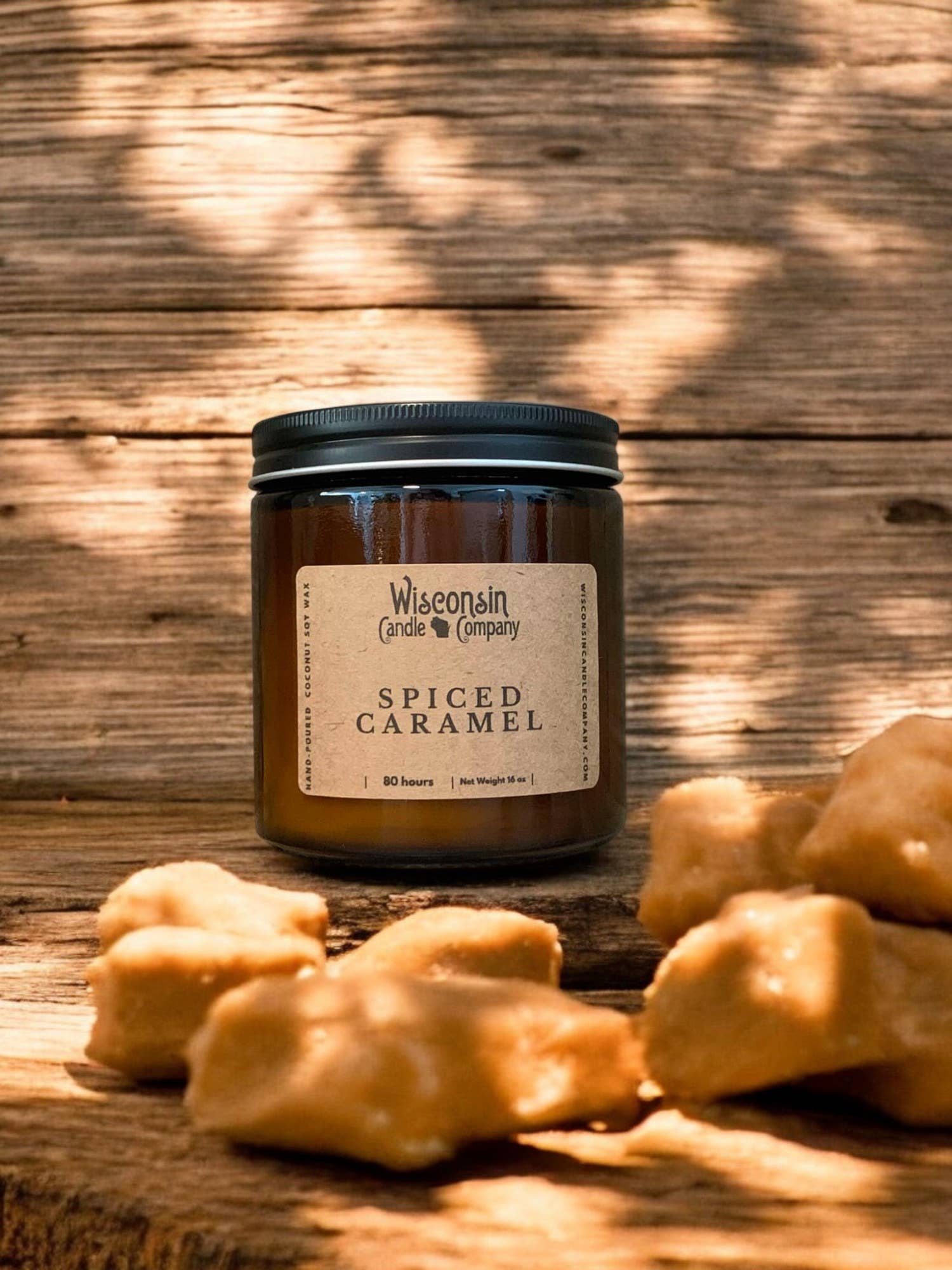 Wisconsin Candle Company - Wholesale Jar/Filled Candle - Spiced Caramel5