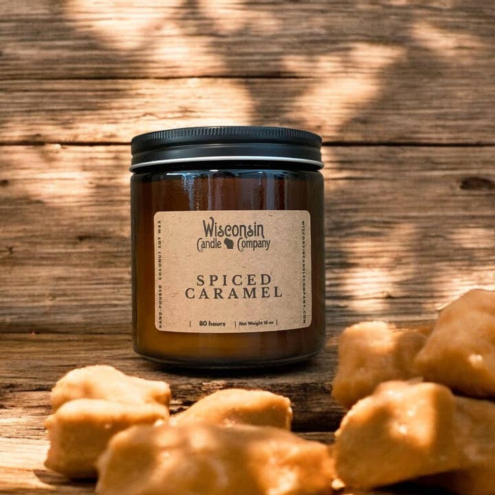 Wisconsin Candle Company - Wholesale Jar/Filled Candle - Spiced Caramel5