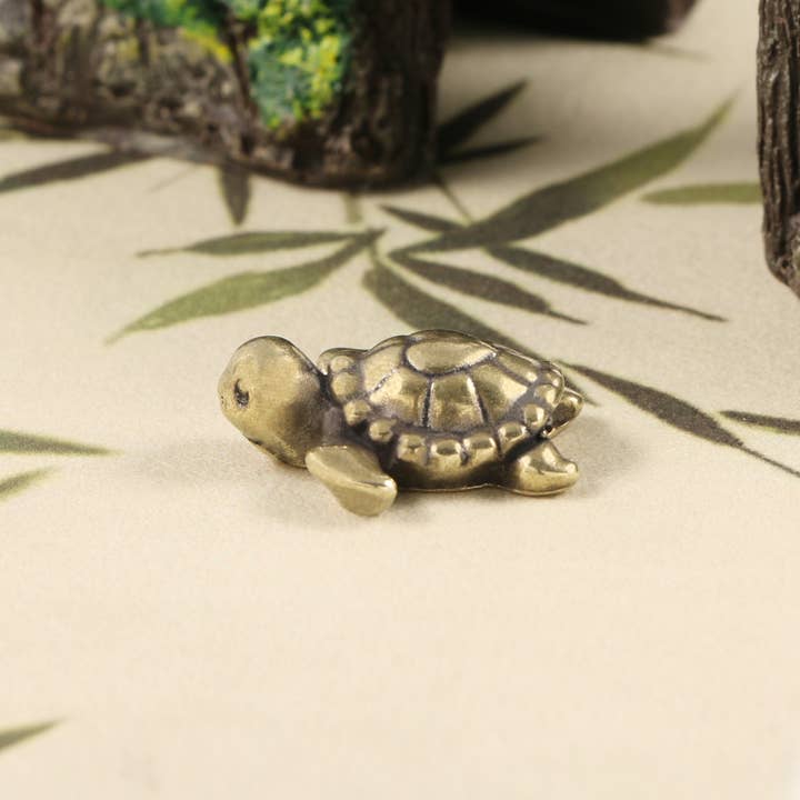 Gemcohub - Wholesale Ornament - Brass Love Heart Turtle Animal Copper Ornaments1