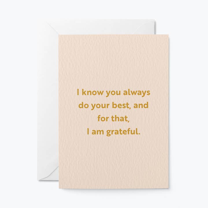 You always do your best for wholesale by The Kind Words Co.