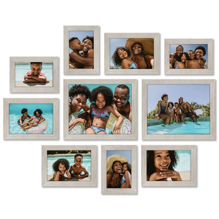 Americanflat - Wholesale Picture Frame - Americanflat 10 Piece Gallery Wall Frames 8x10 5x7 4x622