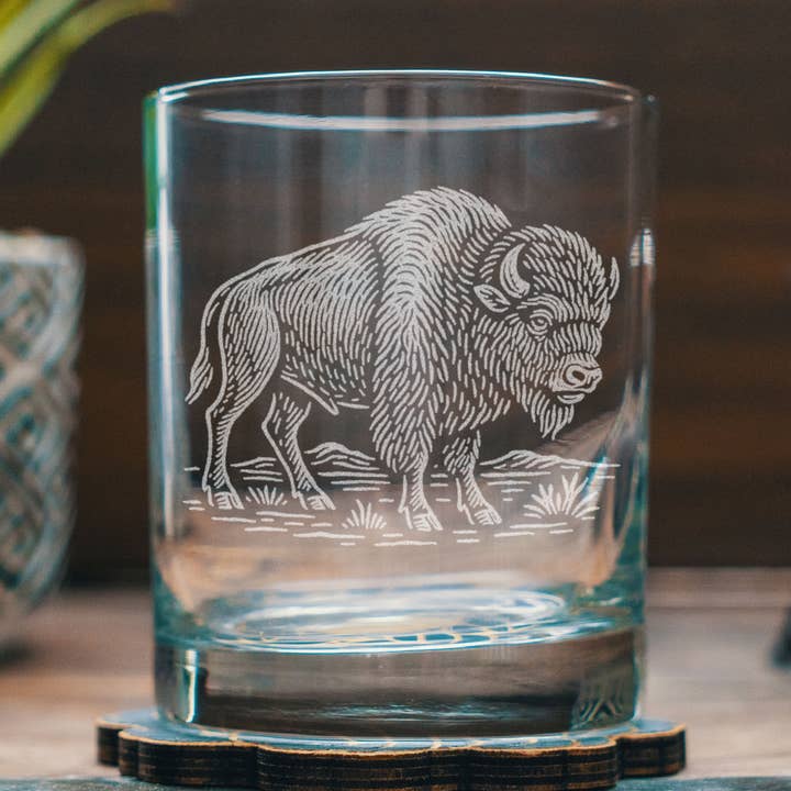 Bicchieri da Bevanda Western Buffalo per la vendita all'ingrosso da parte di Benoit's Design Co.