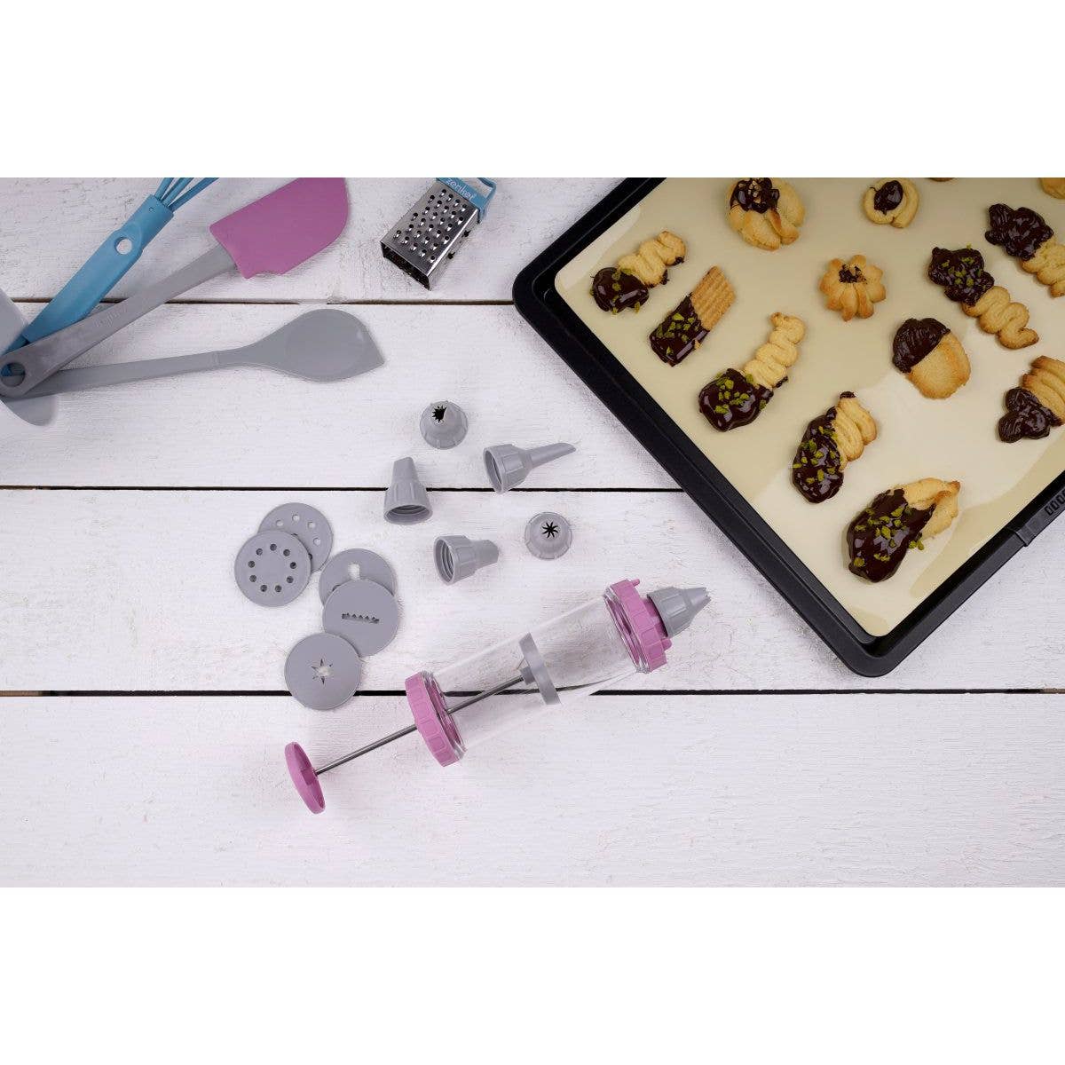 Zenker - Wholesale Decorating Tool - Pastry Syringe with 6 Tips10