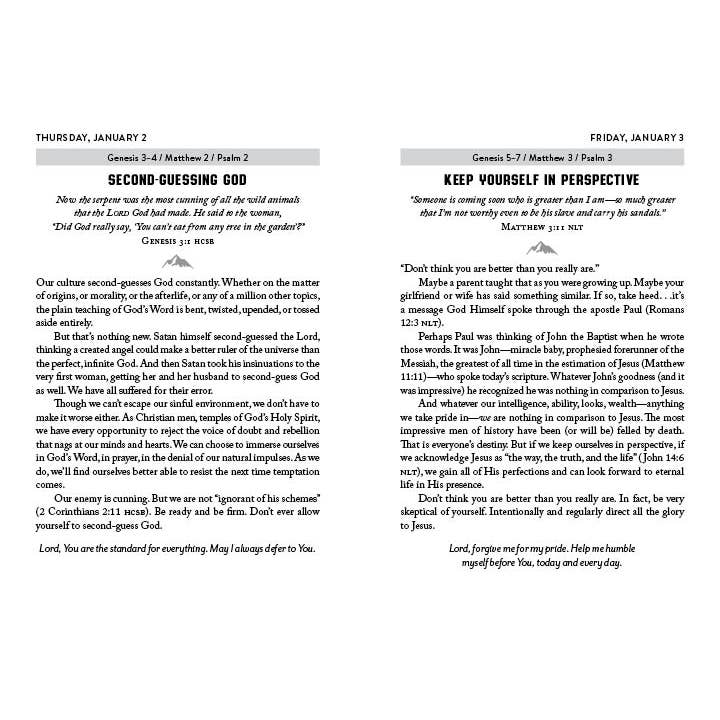 Barbour Publishing, Inc. - Wholesale Book - Adult - Daily Wisdom for Men 2025 Devotional Collection