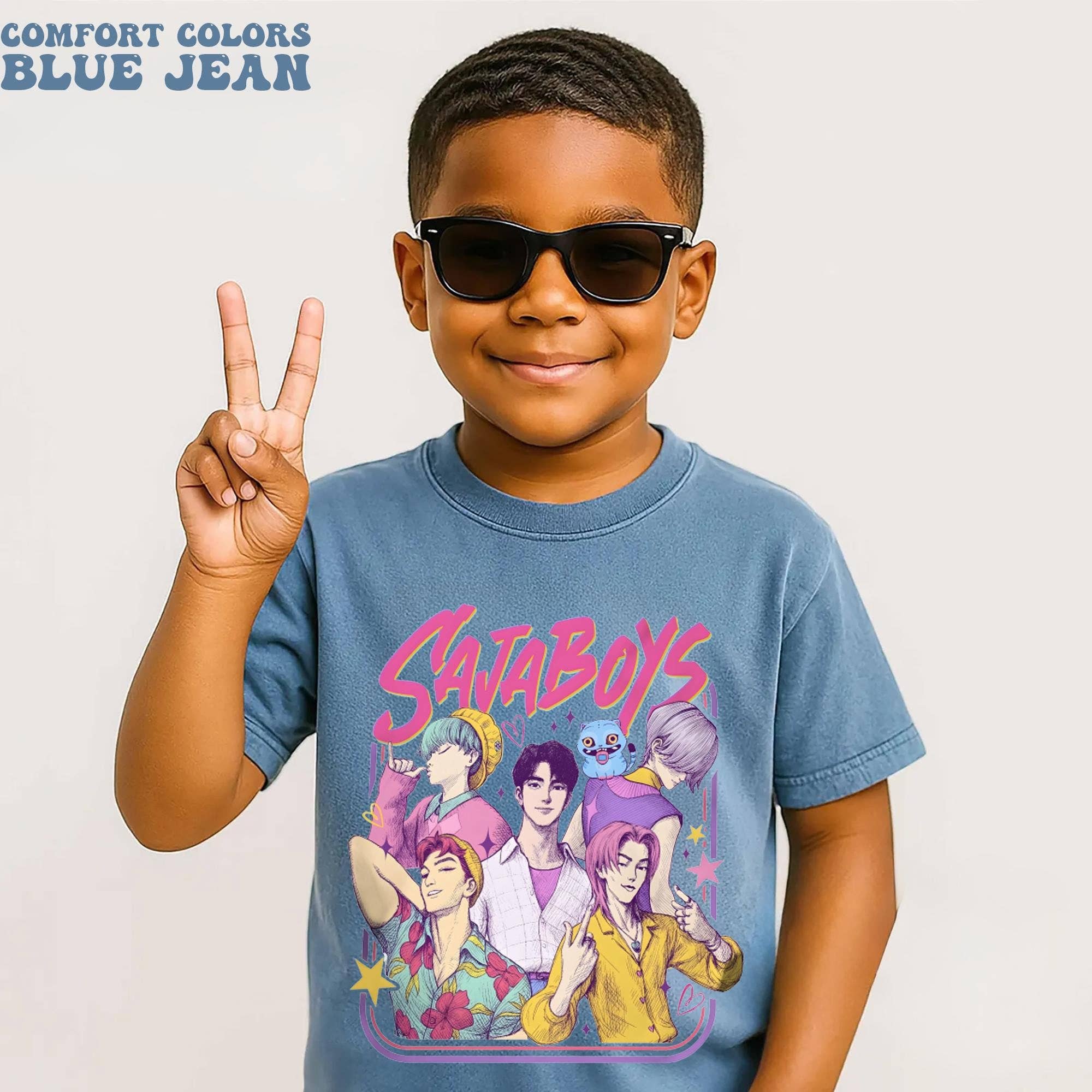 ClevorFit - Wholesale T-Shirt (Graphic) - Unisex - Saja Boys Boy Band Kids Shirt, Comfort Colors Movie Boy Tee1