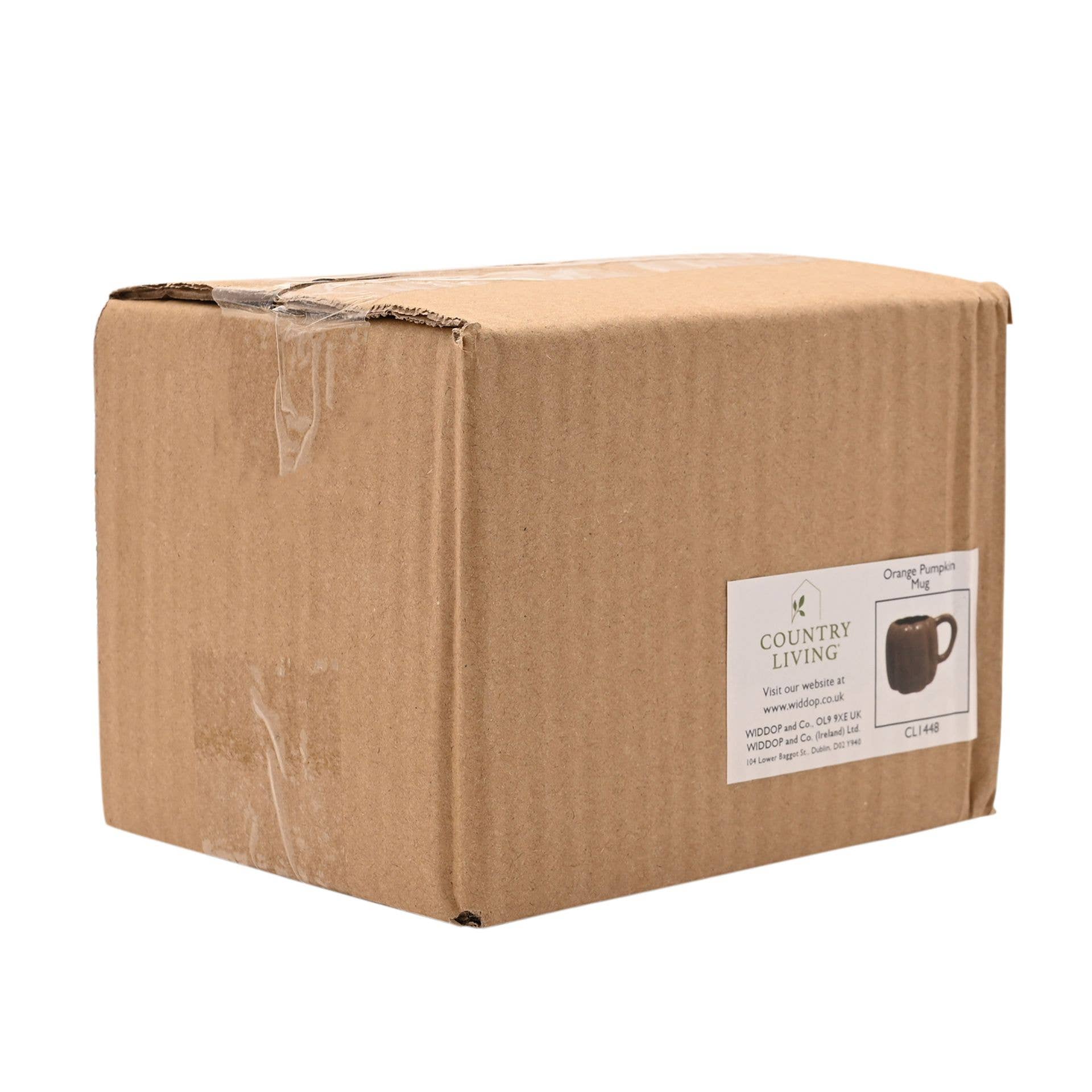 WIDDOP and Co. - Wholesale Drinking Glass/Cup - Country Living Pumpkin Mug - Orange4