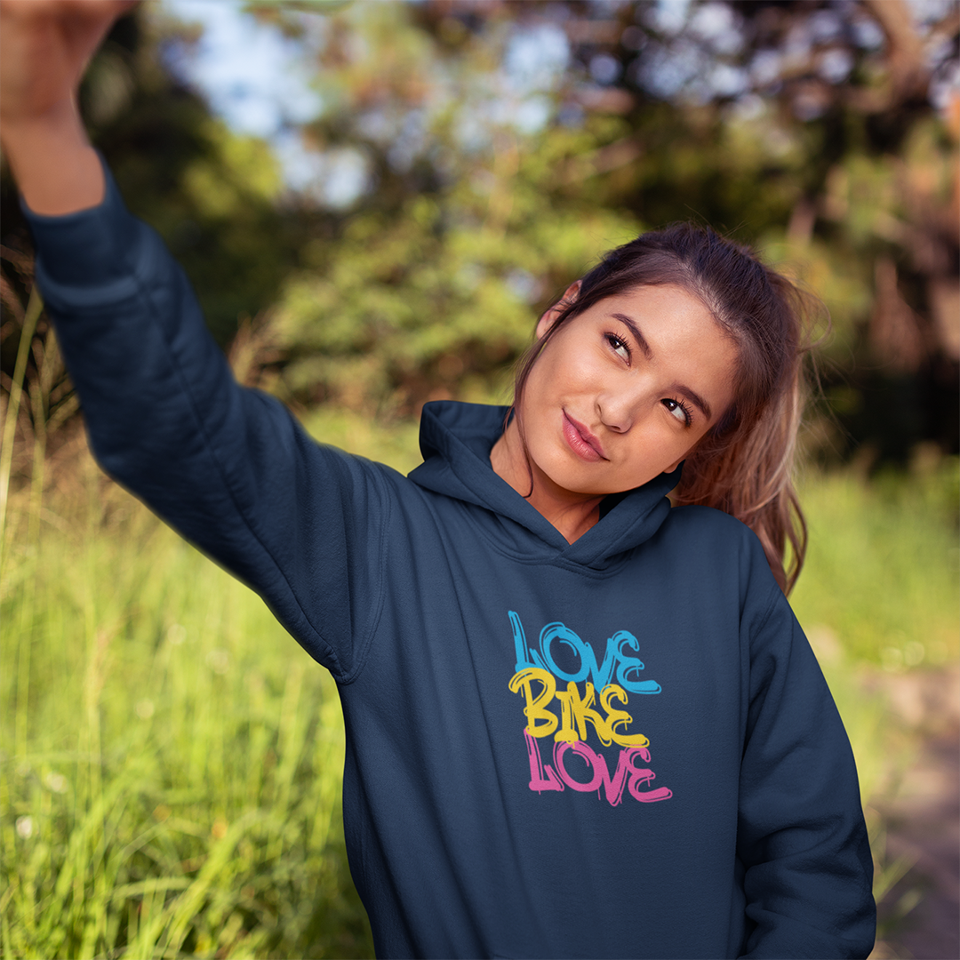 Navy Blue Bike Love for wholesale on Faire2