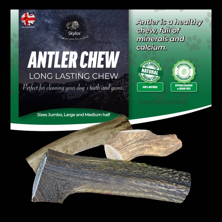 Skylos Foods – wholesale Pet chew toy – Dog – Antler Chew3