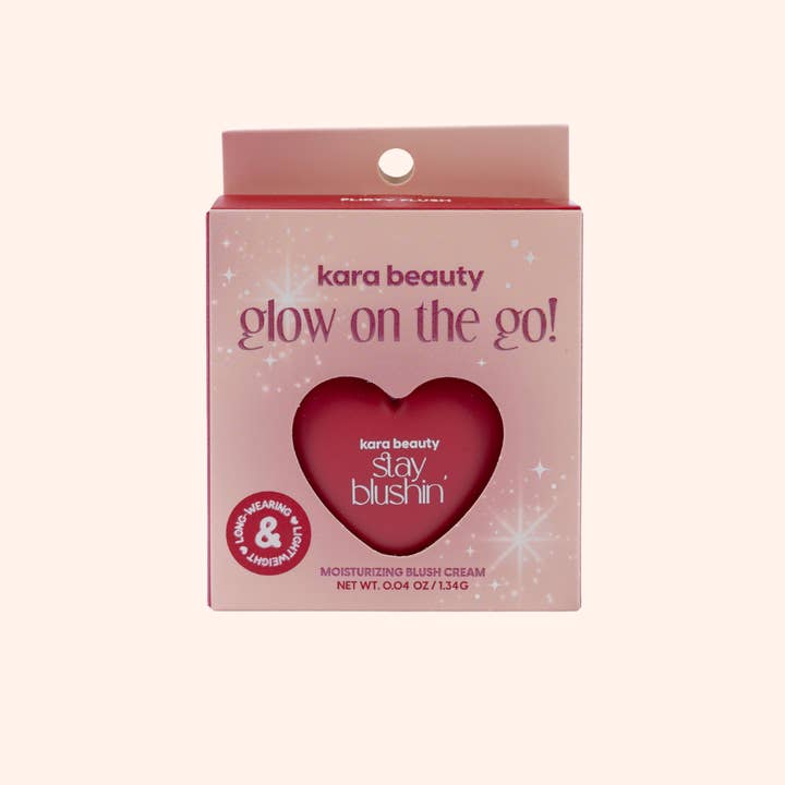 Kara Beauty - Wholesale Blush - Stay Blushin! Lip and Cheek Cream Blush Keychain - Flirty Flush4