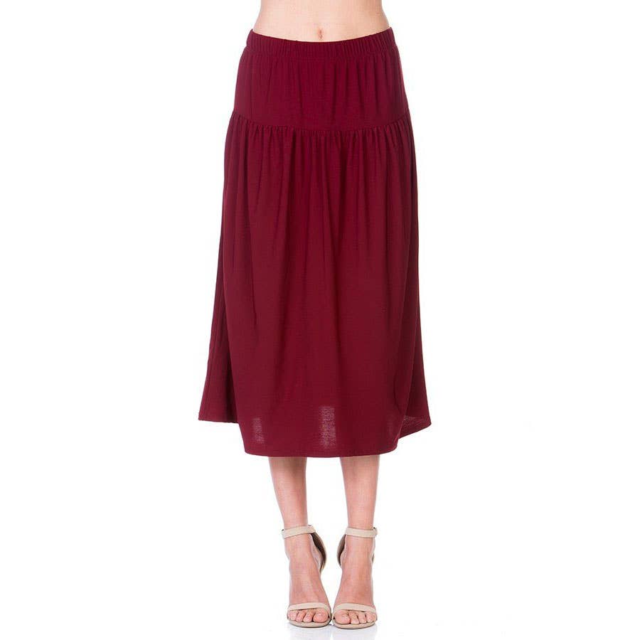 Azules Clothing - Wholesale Rok - Dames - ASK-9026PS eigentijdse midi-rok5
