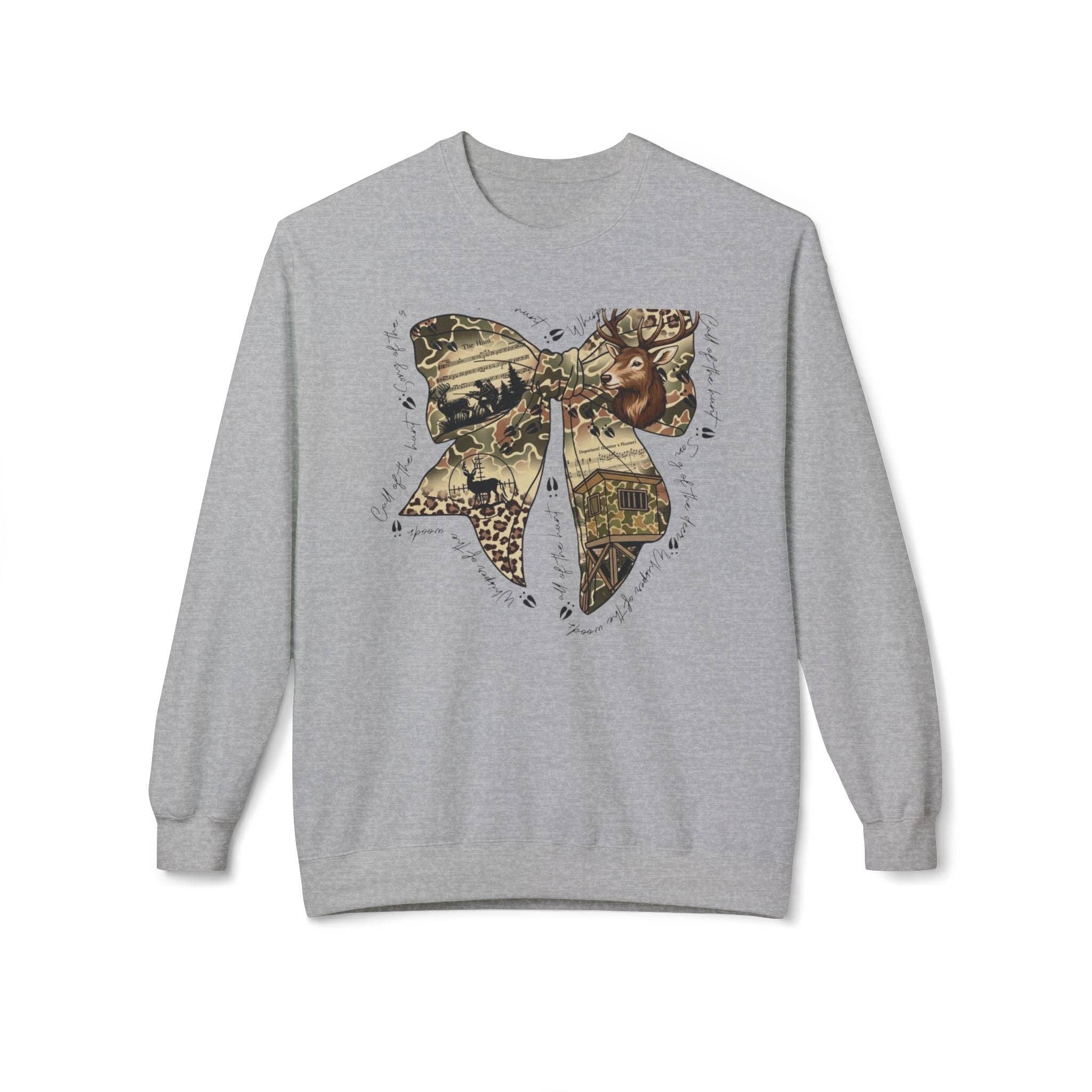 Grassy Creek Designs - Wholesale Graphic Sweatshirt - Women's - Backwoods Bow Fleece Womens Sweatshirt2