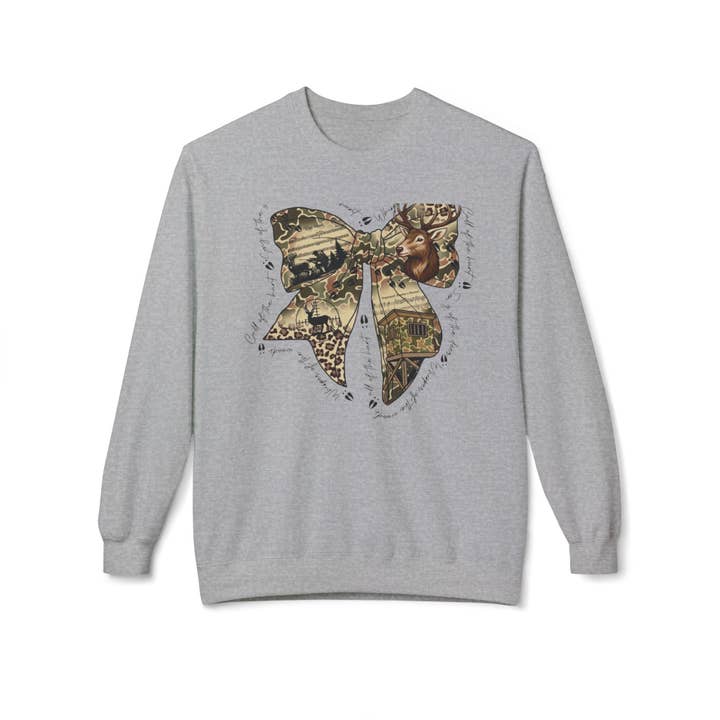 Grassy Creek Designs - Wholesale Graphic Sweatshirt - Women's - Backwoods Bow Fleece Womens Sweatshirt2