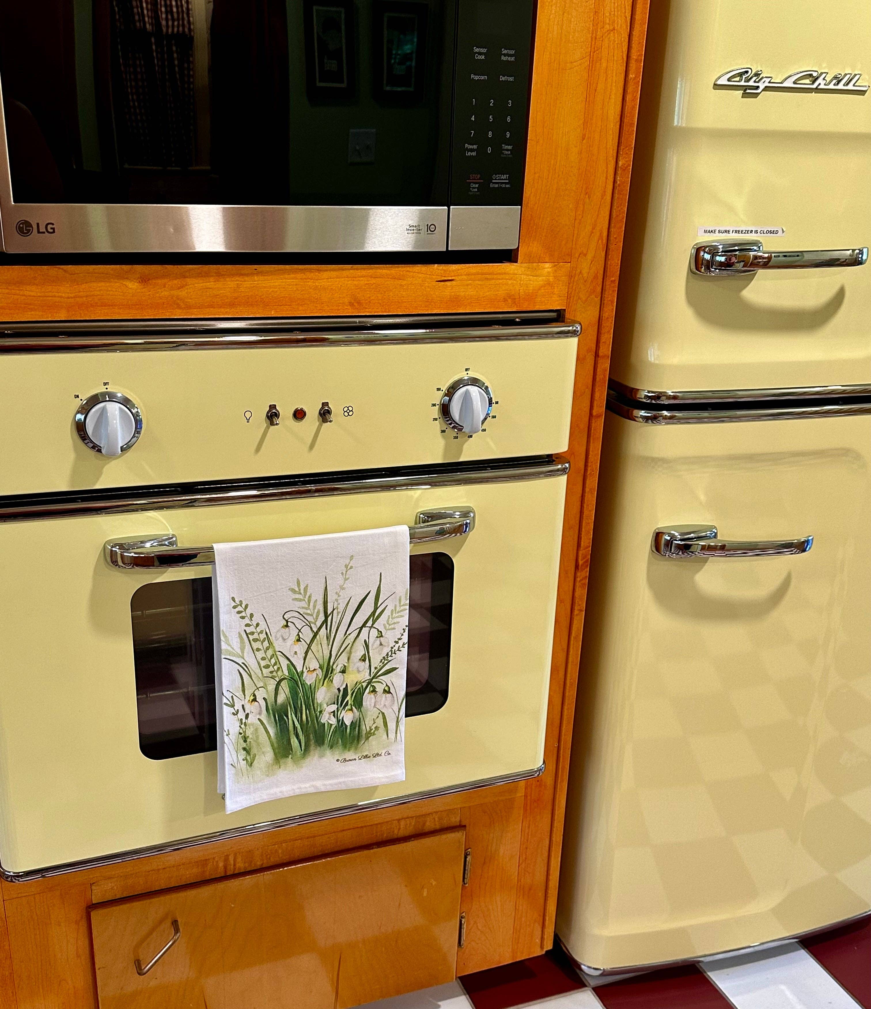 Brown Lillie – Großhandel Geschirrtücher – Schneeglöckchen Blumen 28" Bestes Geschirrtuch | 100% Ringspun-Baumwolle8