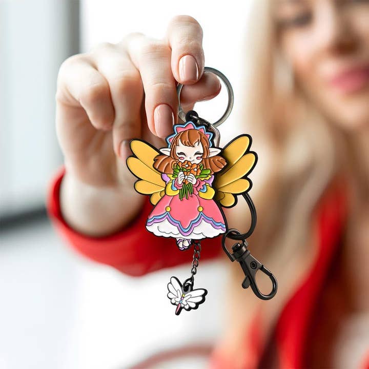 Llavero personalizado de esmalte suave, regalo de aniversario de cumpleaños para venta al por mayor de GSJJ