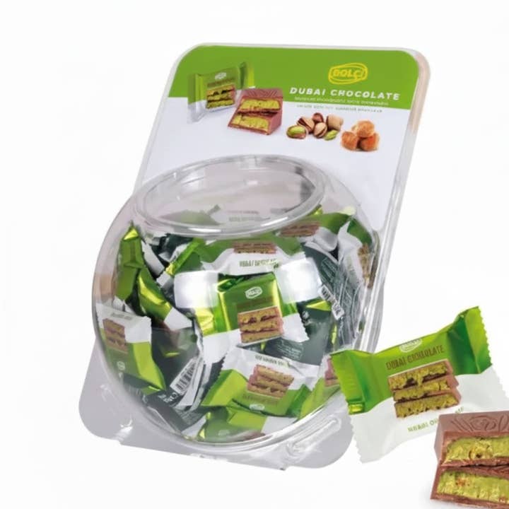 Aladdin - Wholesale Chocolate Bar - Antep Pistachio Kadayif Dubai Chocolate 16g Turkish Halal0