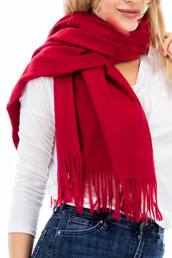 Cap Zone - Wholesale Sjaal - Dames - Oversized sjaal en omslagdoek van echt ongeverfde wol en sky cashmere23