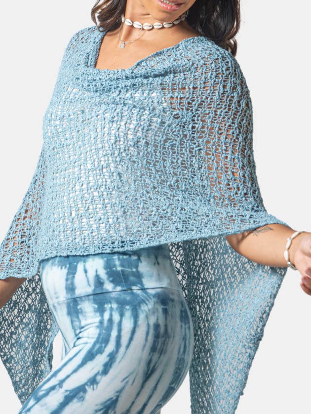 Hands To Hearts - Wholesale Knit Top - Women's - Soul Warmer Crocheted Sleeveless1