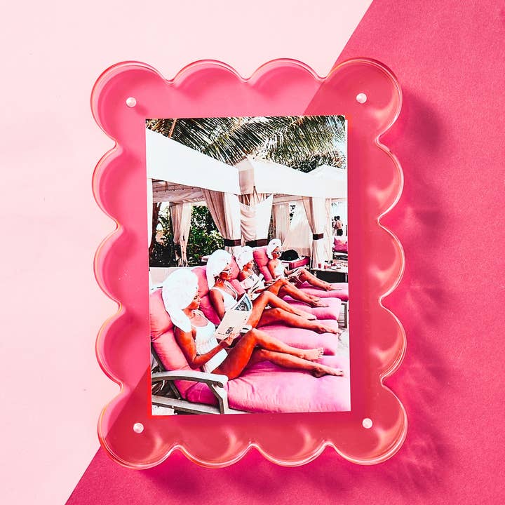 Tart By Taylor - Wholesale Picture Frame - Neon Pink Acrylic Picture Frame