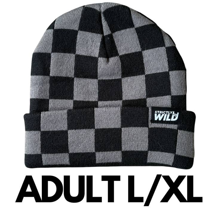 Strictly Wild - Wholesale Beanie - Kids - Stealth Checker Beanie4