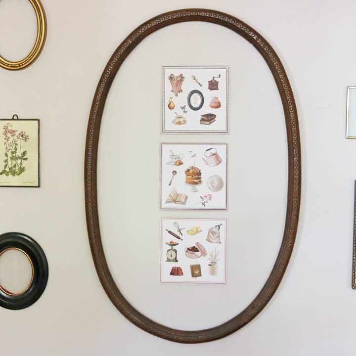 Les Mirliflores - Illustration - Wholesale Map - Illustrated Card The Pastry 145x145mm2