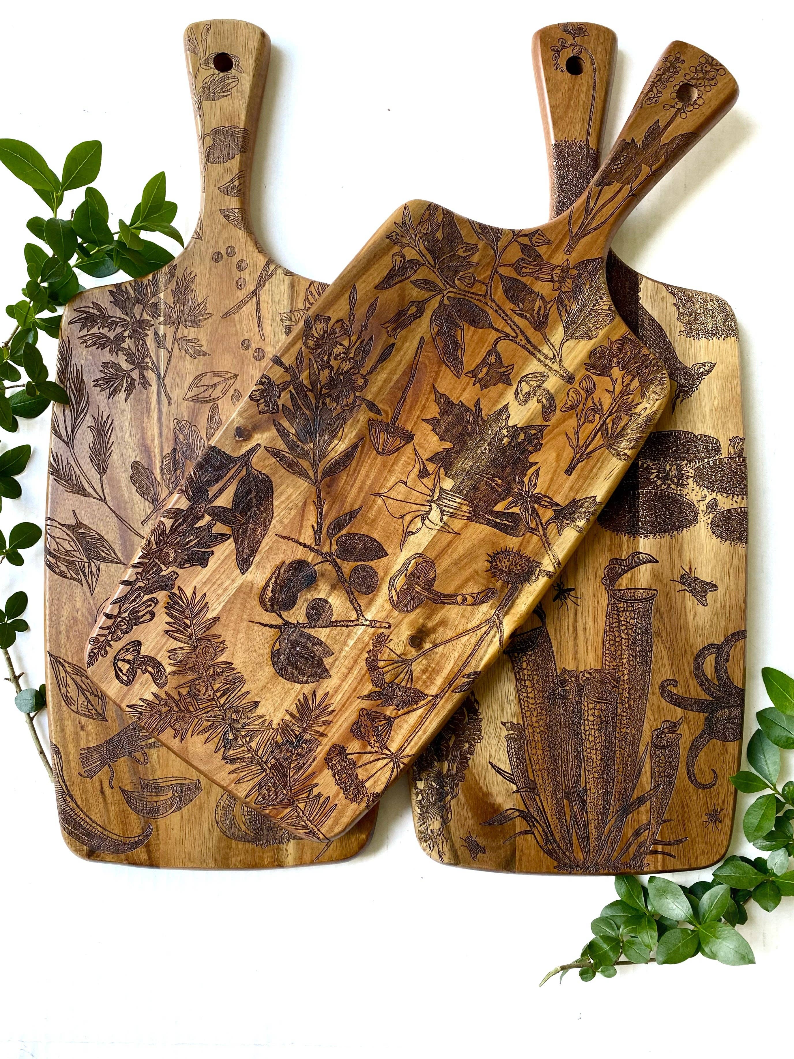 Faux Theory Design - Venta al por mayor Tablas de quesos - Junta de charcutería de plantas venenosas6