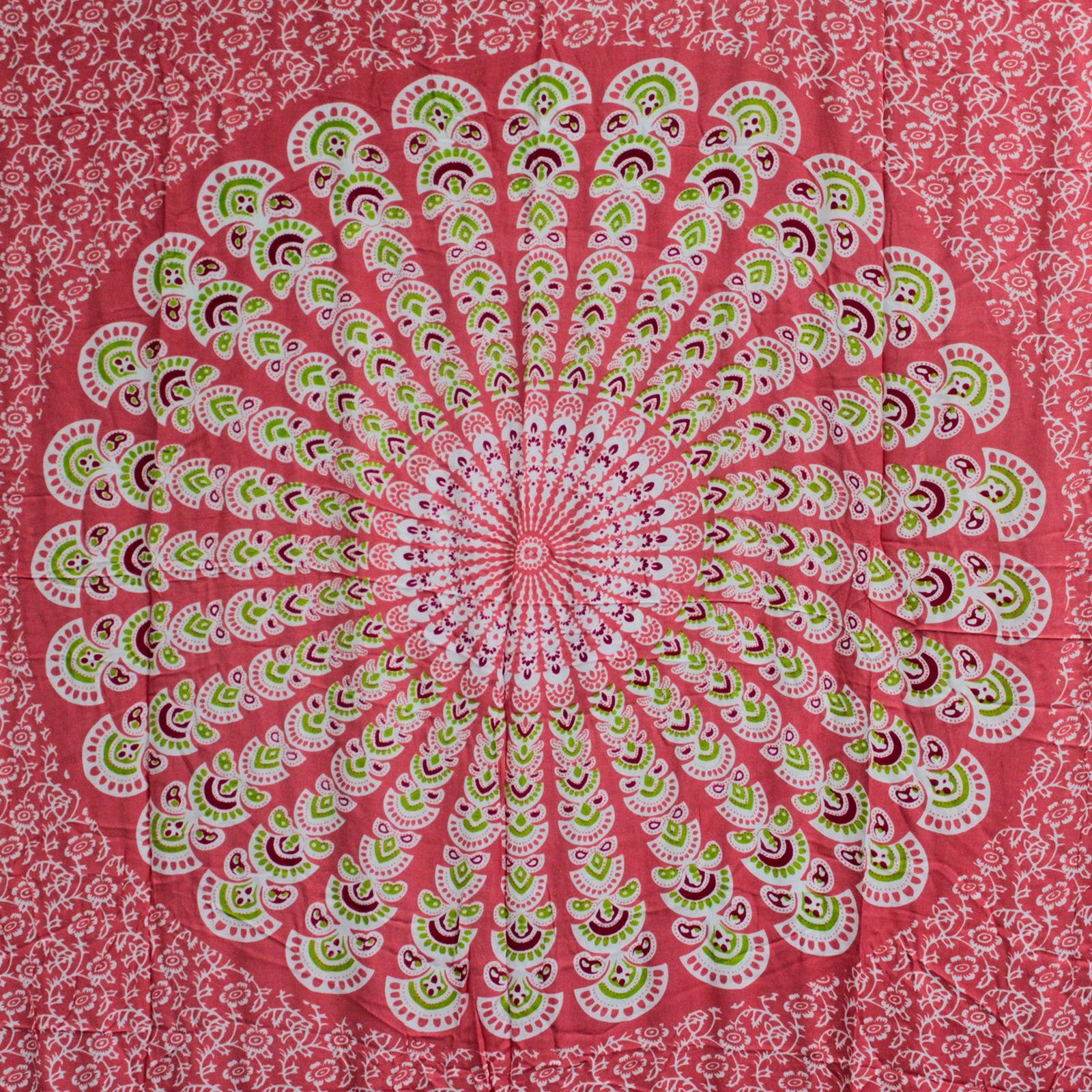 Ancient Wisdom - Wholesale Swim Cover Up - Women's - Pink Rose Mandala Sarongs1