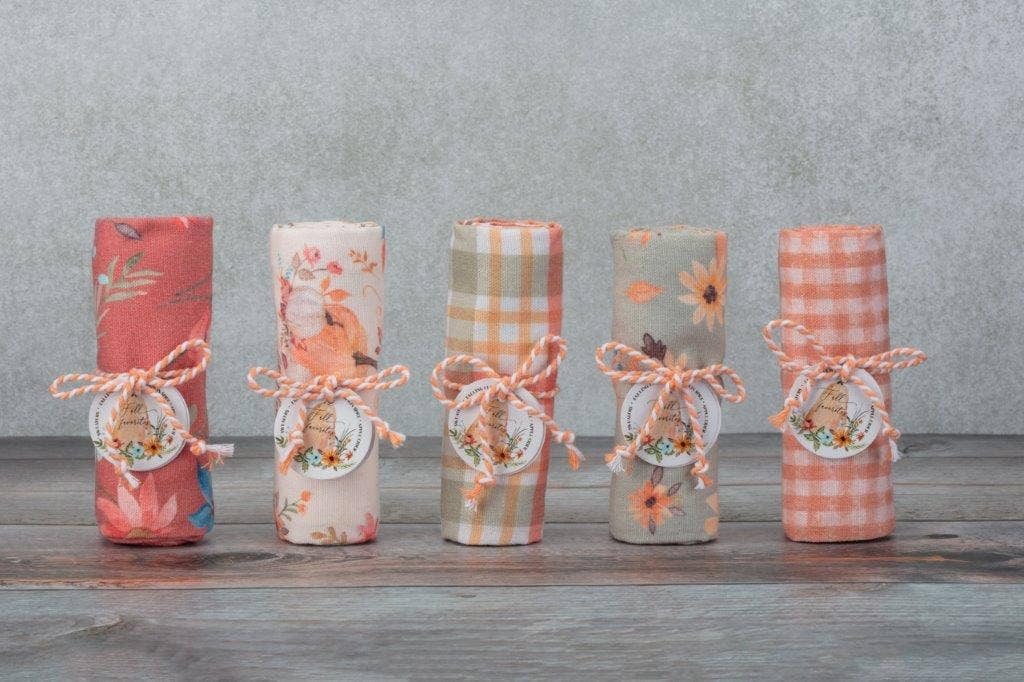 Duke Imports - Wholesale Tea Towel - "Hello Fall" Assorted Display of Designer Towels2