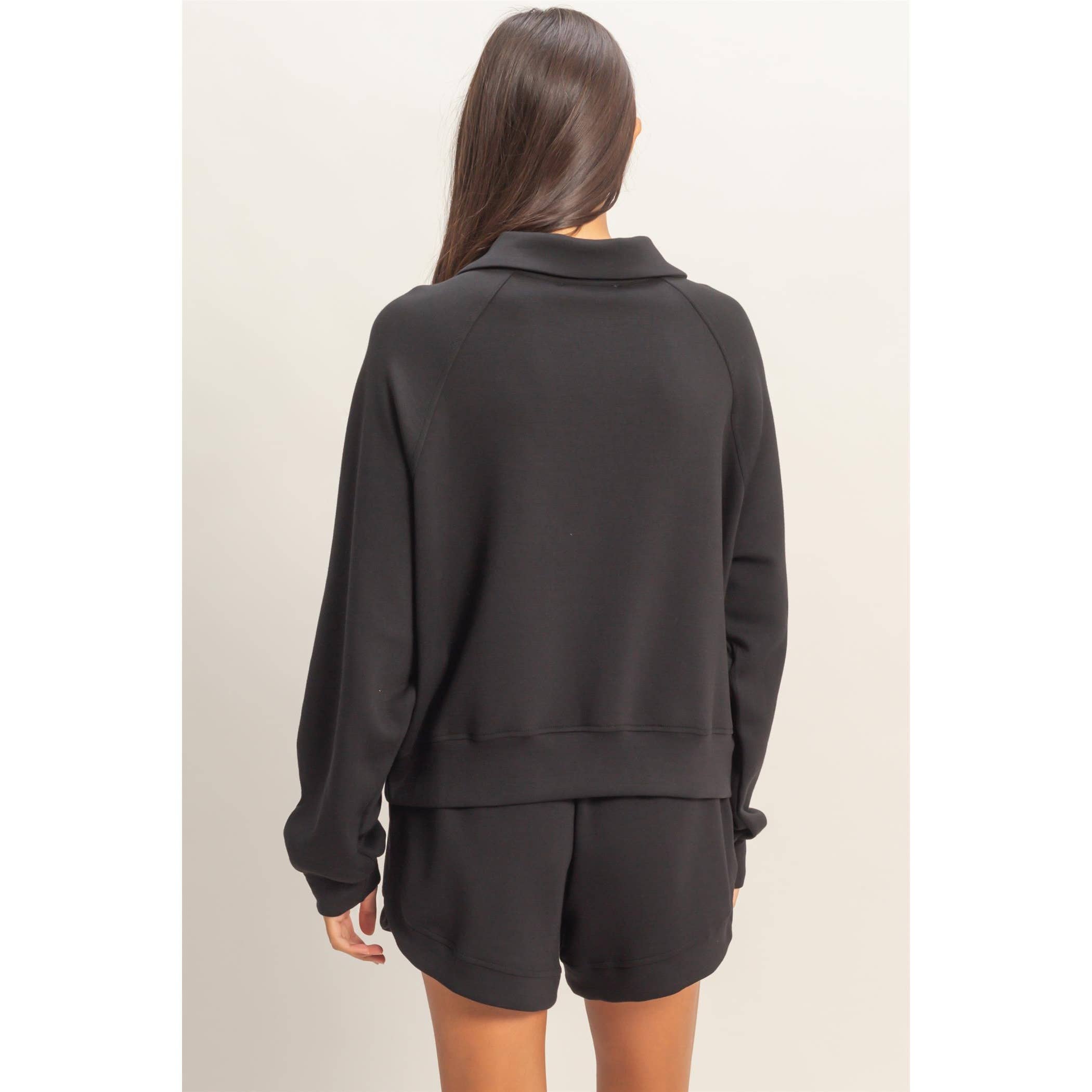 HYFVE - Wholesale Sweatshirt - Women's - Half-Zip Collar Pullover42