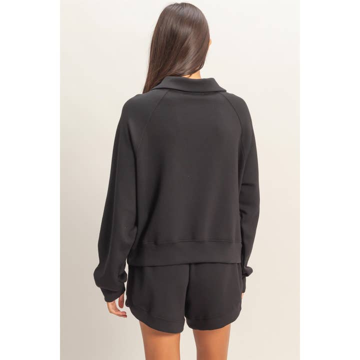 HYFVE - Wholesale Sweatshirt - Women's - Half-Zip Collar Pullover42