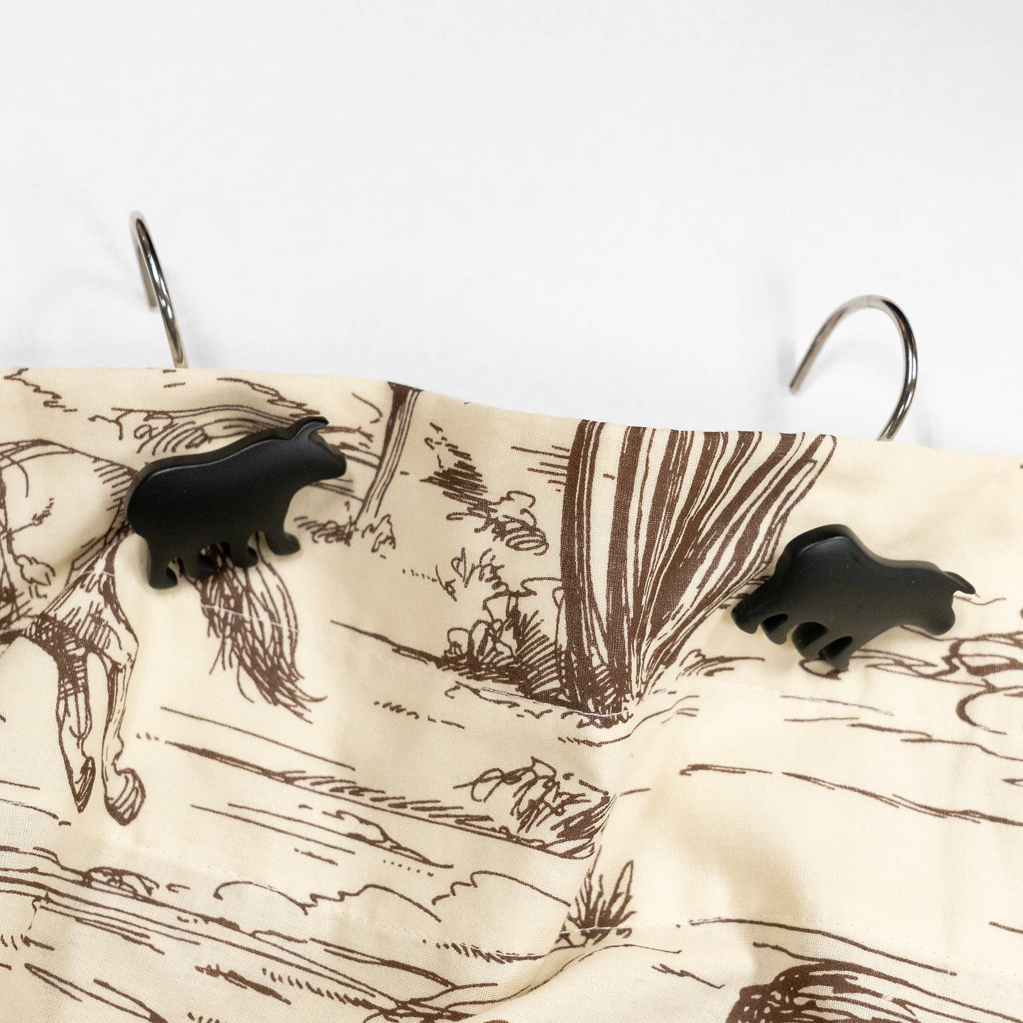 Donna Sharp - Wholesale Shower Curtain - Cowboy Cotton Shower Curtain2