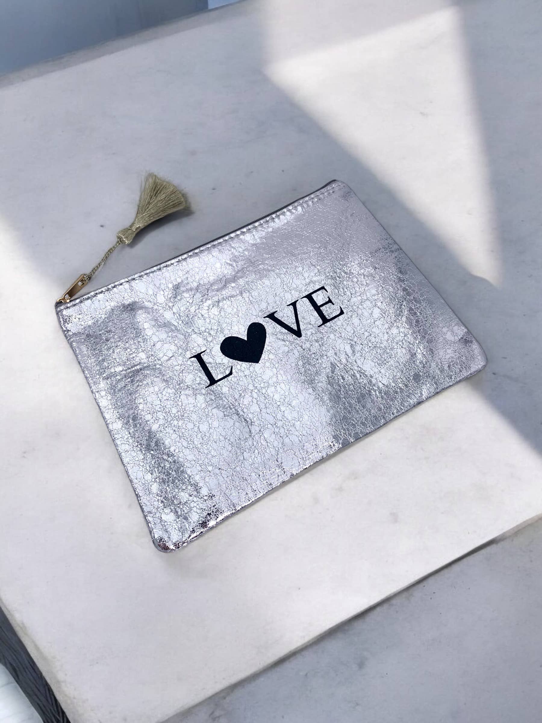 Penge Love makeup taske 20x15cm CY11 for engroshandel på Faire