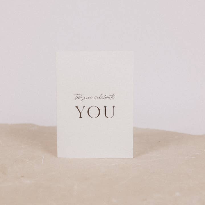 Celebrate Card for wholesale by The Wellbeing Store