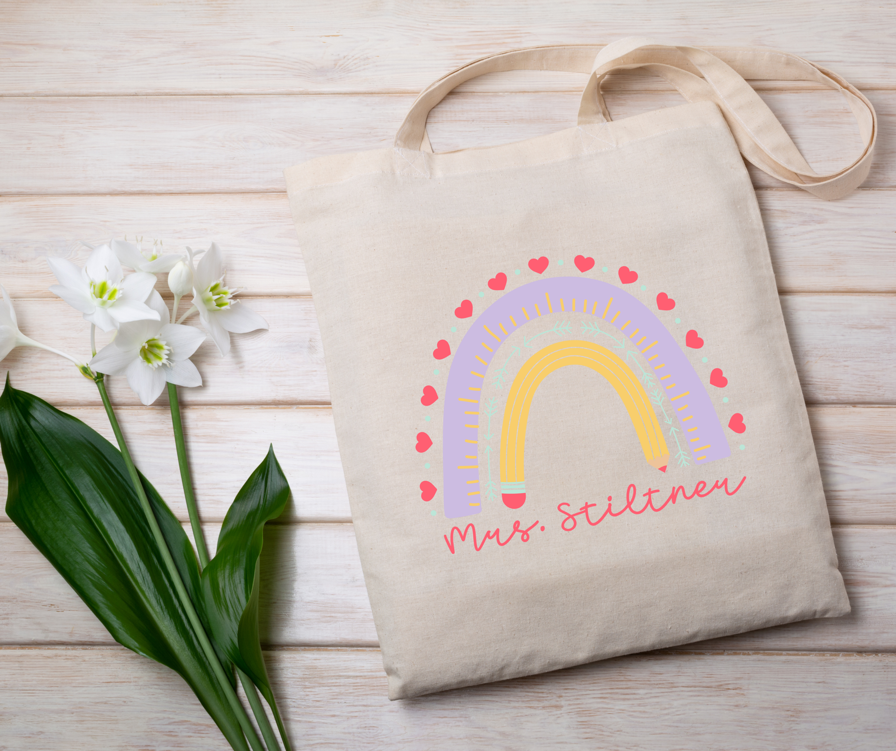 E & A Customs - Wholesale Tote Bag - Unisex - Personalized Teacher Tote Bags3