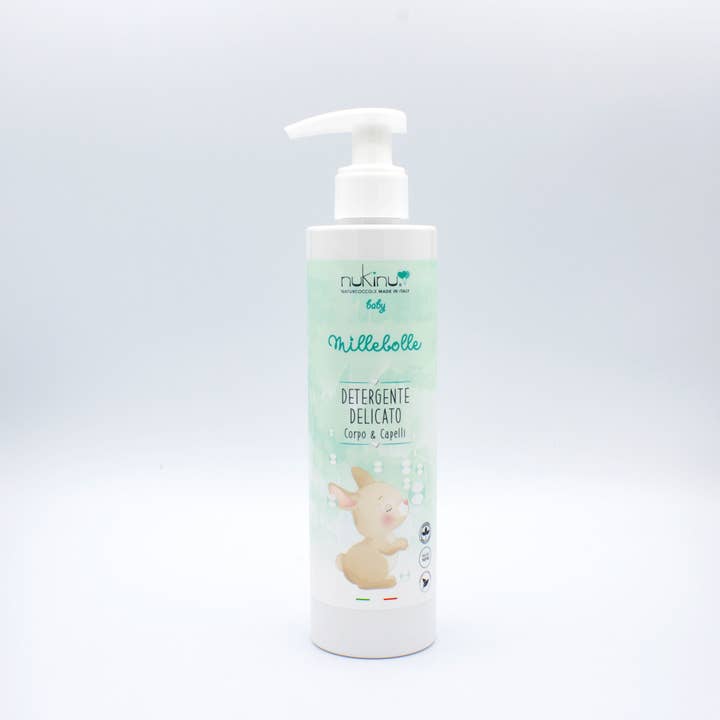 Nukinu - Vendita all'ingrosso Bagnoschiuma/gel doccia - Bambini e neonati - MILLEBOLLE - Detergente delicatissimo per corpo e capelli