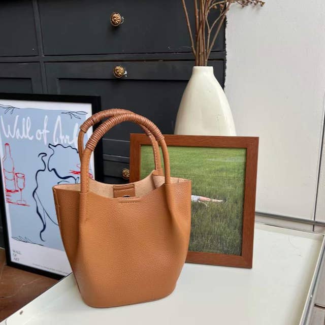 Pretty Persuasions - Wholesale Tote Bag - Women's - P22174 Small Tote Crossbody Bag w/Cosmetic Pouch