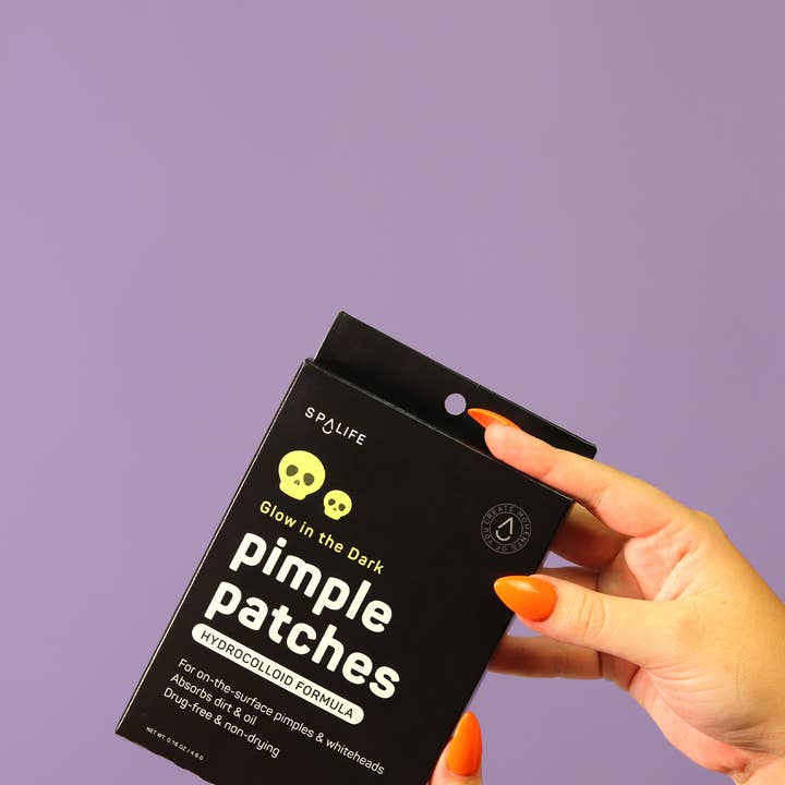 My Spa Life - Wholesale Acne/hydrocolloid patch - Glow in the Dark Skulls Halloween Pimple Patches1