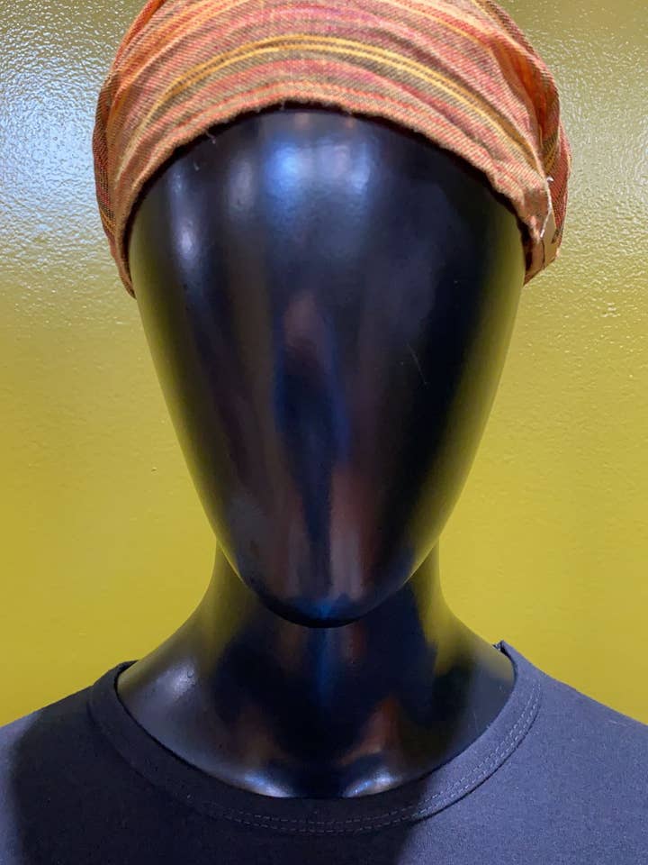 Cotton Headband - Stripes - Prepack of 4 Colors for wholesale by Katmandu Trading Co.